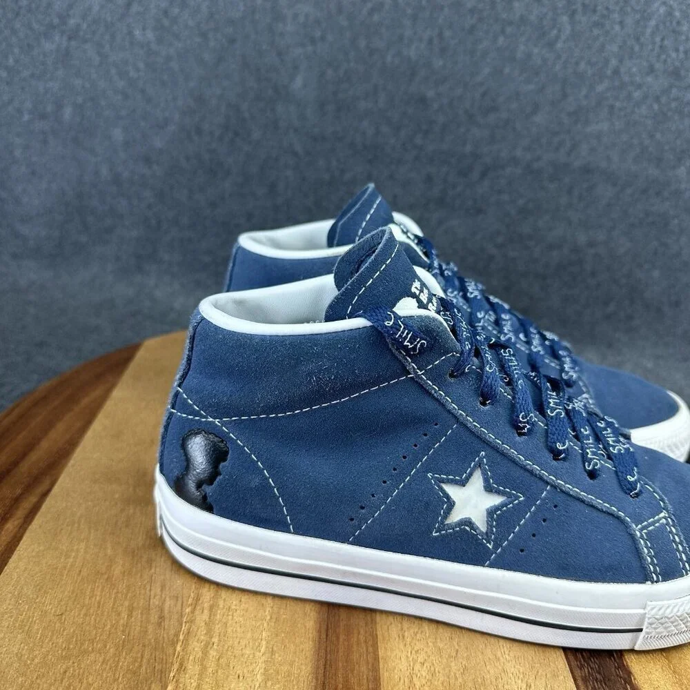 Converse One Star Pro Ox Mid Top Ben Raemers Foundation Blue 170960C Mens 5